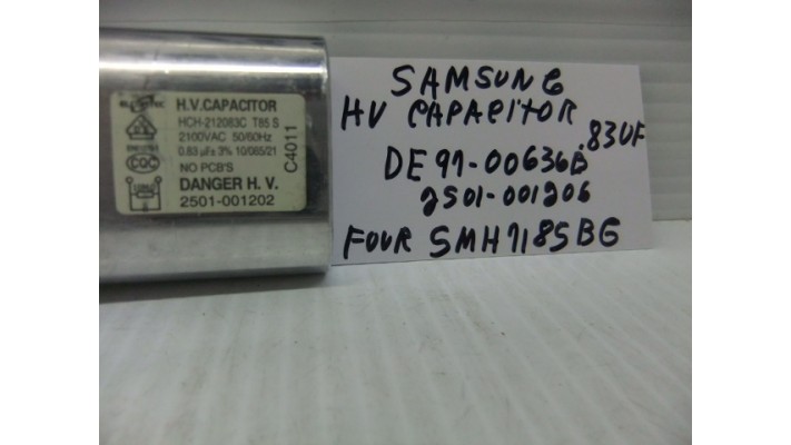 Samsung 2501-001206  HV condensateur .83UF
